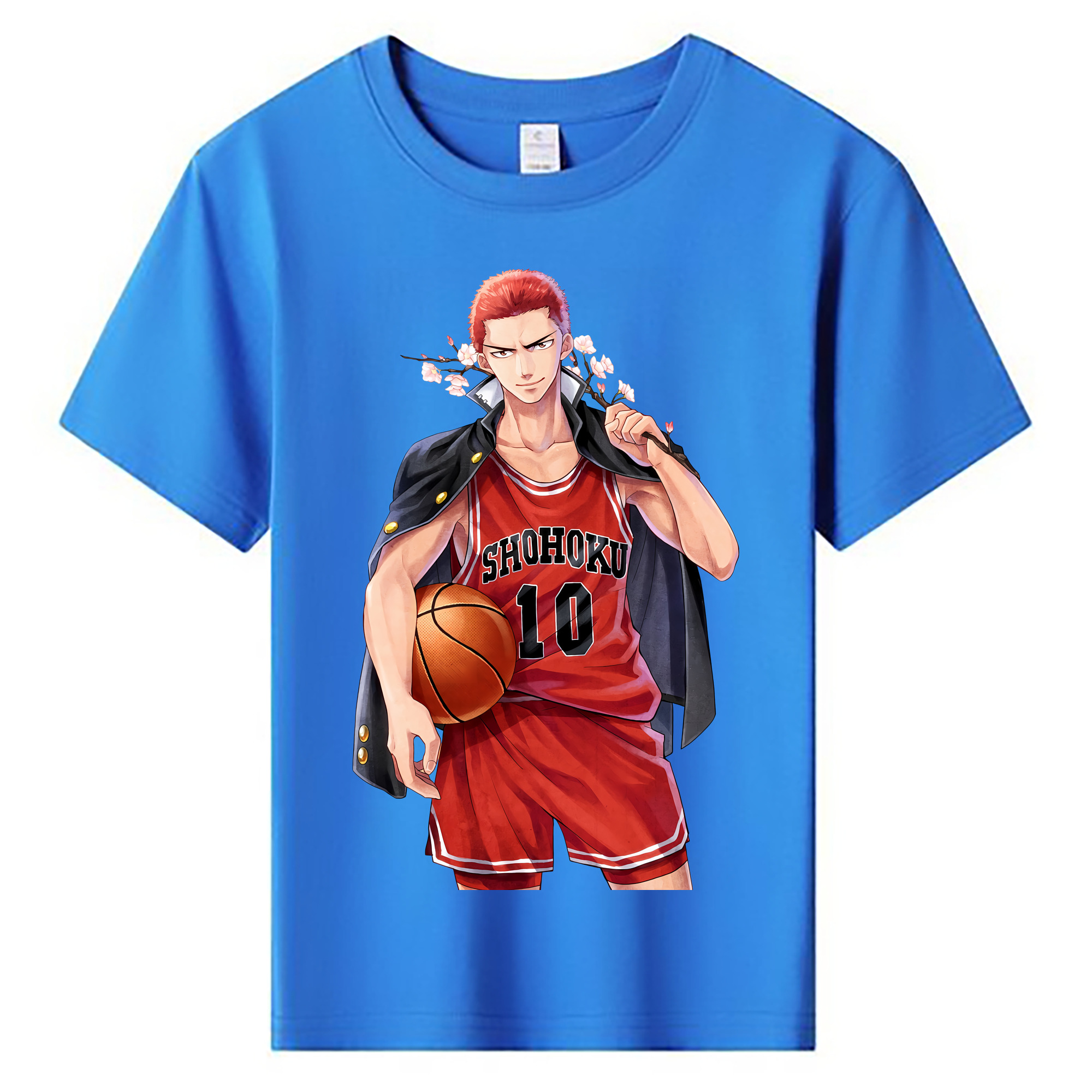 （画像用） SLAM DUNK／スラムダンク 綿100％キッズTシャツ（フロントプリント）